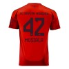 Maillot de Supporter FC Bayern Munich Jamal Musiala 42 Domicile 2024-25 Pour Enfant